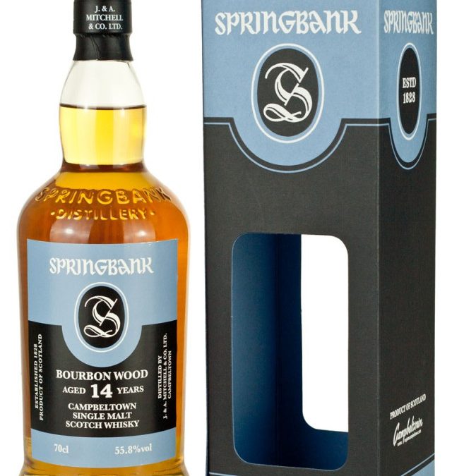 云顶波本桶14年（SPRINGBANK 14 YEARS OLD  BOURBON WOOD）